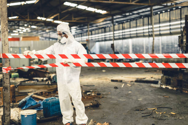 Professional Hoarding Cleanup technician working in Elkton, MD